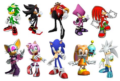 todos os personagens do sonic|Lista de personagens de Sonic the Hedgehog